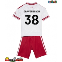 Camisa de Futebol Liverpool Ryan Gravenberch #38 Equipamento Secundário Infantil 2026-27 Manga Curta (+ Calças curtas)